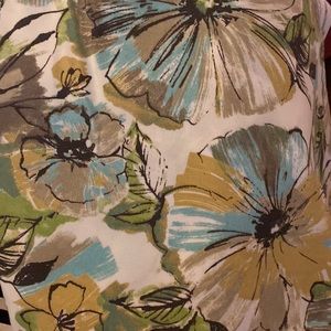 VINTAGE 3 yd Mill Creek Fabric Porzio Floral  Indoor/Outdoor Upholstery Cushions